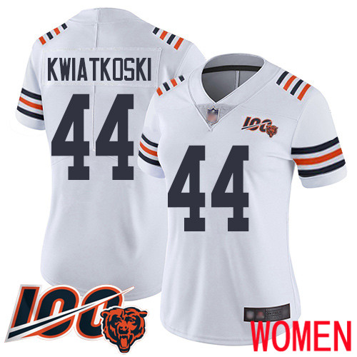 Chicago Bears Limited White Women Nick Kwiatkoski Jersey NFL Football 44 100th Season